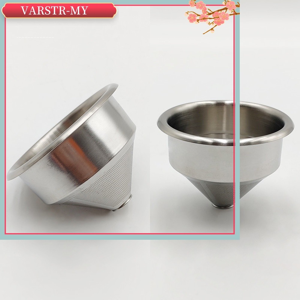 VARSTR Aço Inoxidável 58mm Para Filtro De Café Cone Brewer Gotejador Despeje Sobre Máquina Espresso
