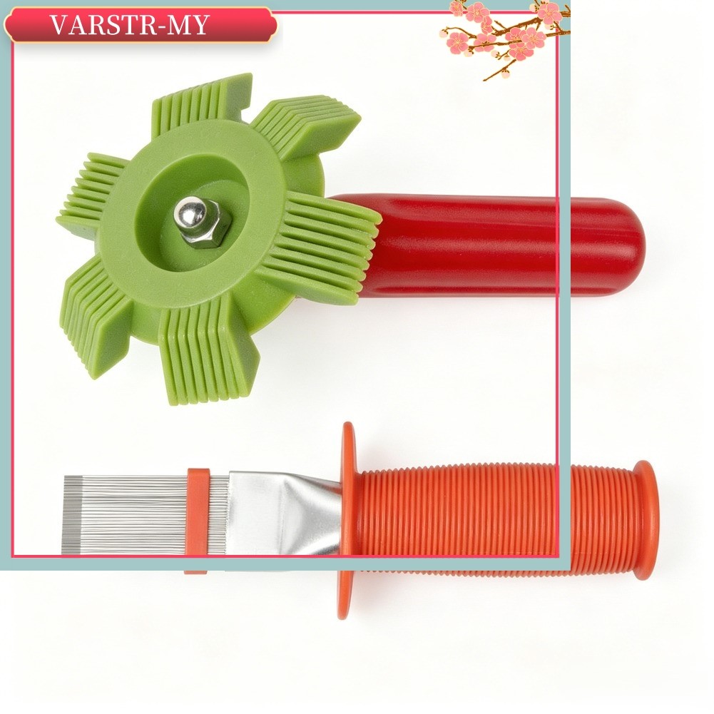 VARSTR Ar Condicionado Fin Pente Radiador Condensador Limpador Escova Ferramenta De Reparo