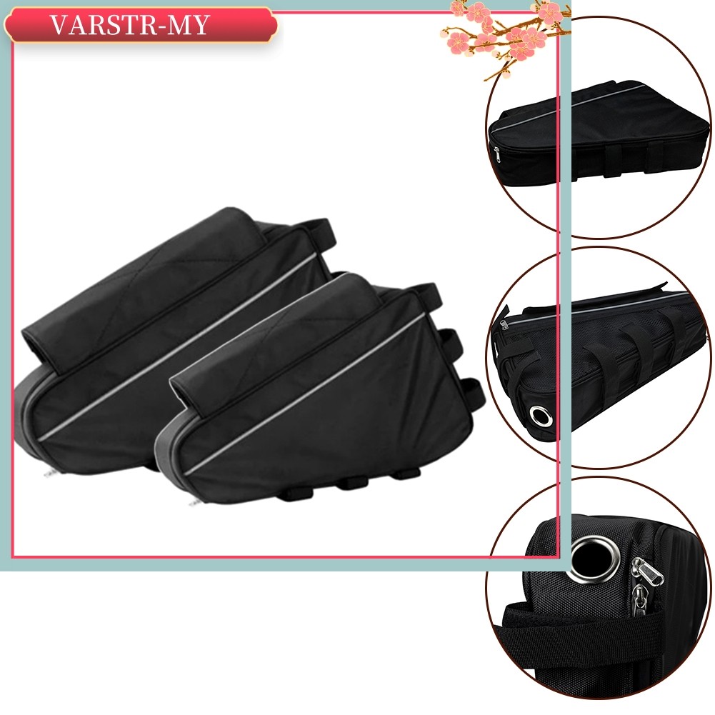 VARSTR Bolsa Triangular Para Bicicleta Elétrica , Quadro De mountain bike Preta