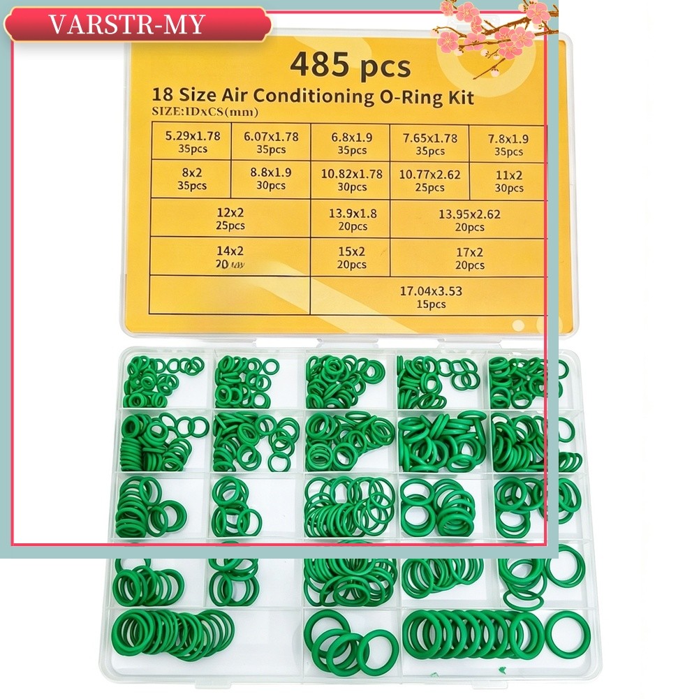 VARSTR 485 Peças Para Compressor De Ar Condicionado De Carro , Conjunto De Anéis De Vedação Reparo De Tubulação De Água