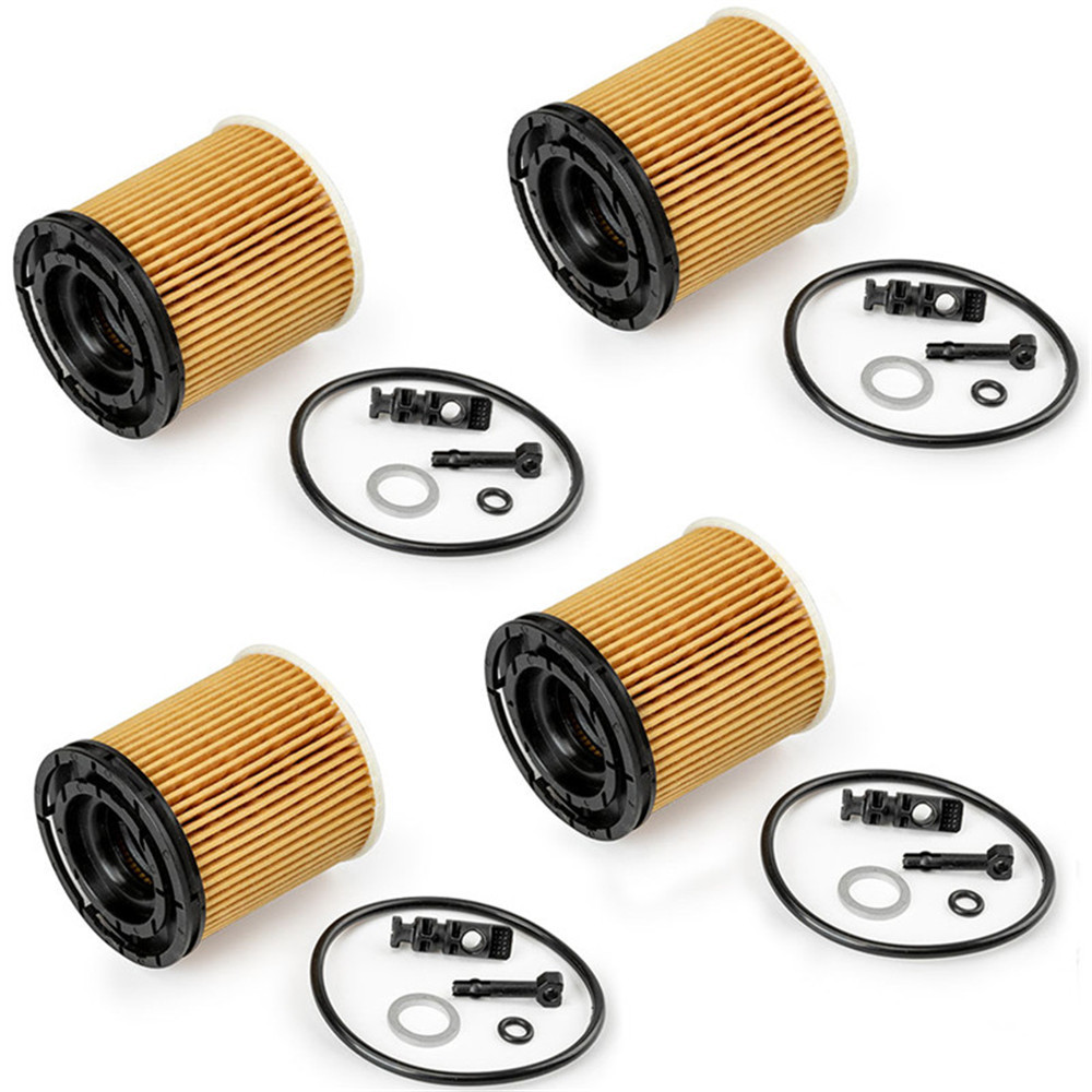 Pacote De Filtro De Óleo De 4 Unidades Com Vedações Para Hyundai Accent Elantra Tucson 1.6L