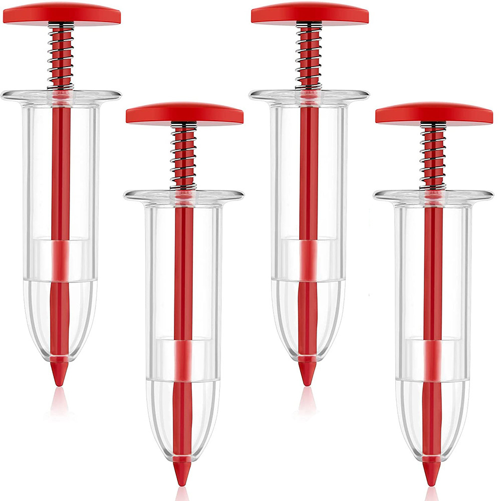 4x Mini Dispensador De Sementes De Semeadura Para Cenoura Alface Grama Espinafre