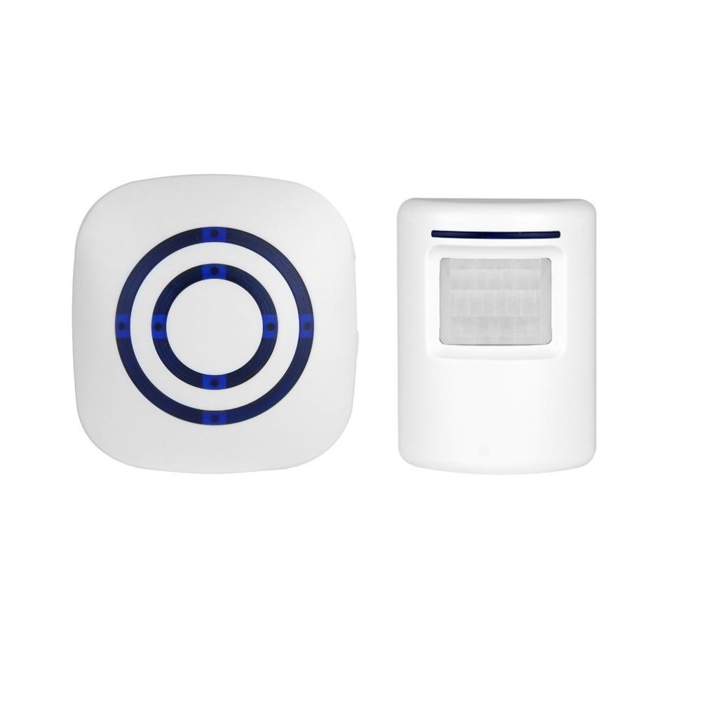 Campainha Sem Fio Com Sensor De Movimento E Alarme UK Plug
