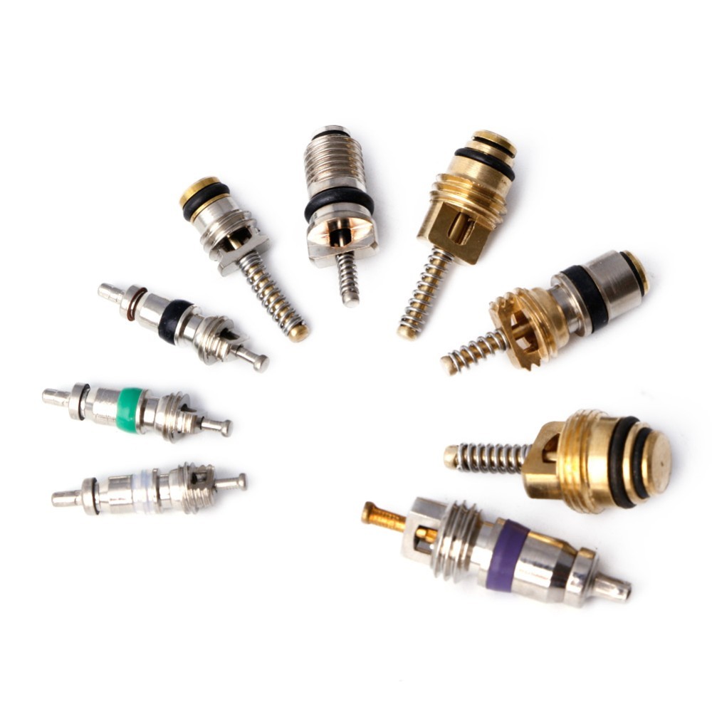 Kit De Sortimento De Núcleo De Válvula De Sistema A/C Para Carro 134 Unidades