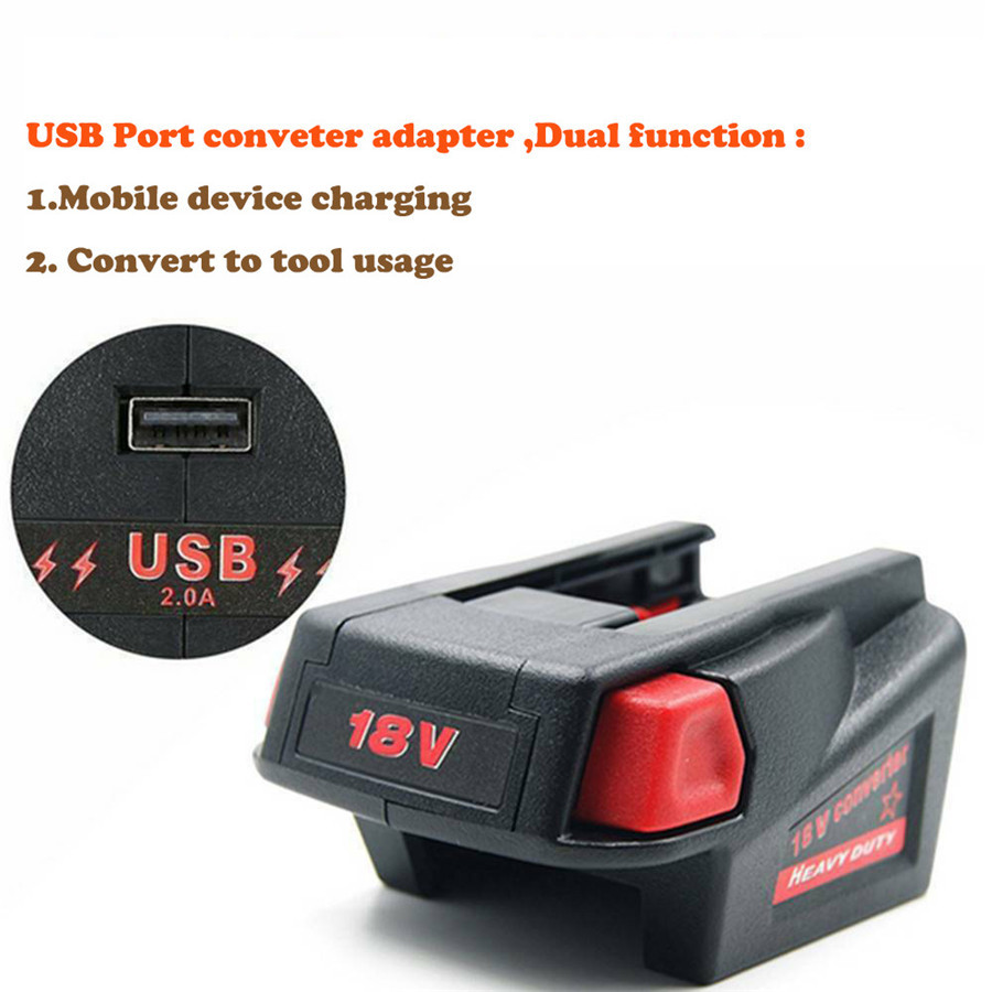 Para Bateria De Íon De Lítio Milwaukee M18 18V