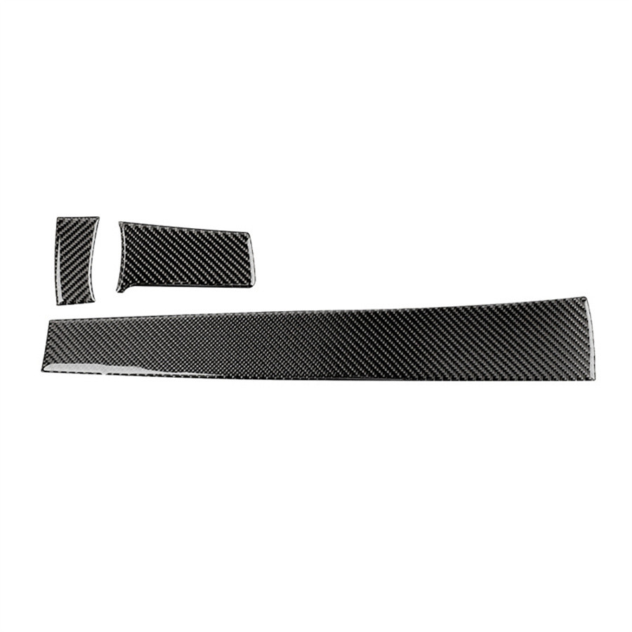 Capa De Console De Painel De Fibra De Carbono Para Honda Civic