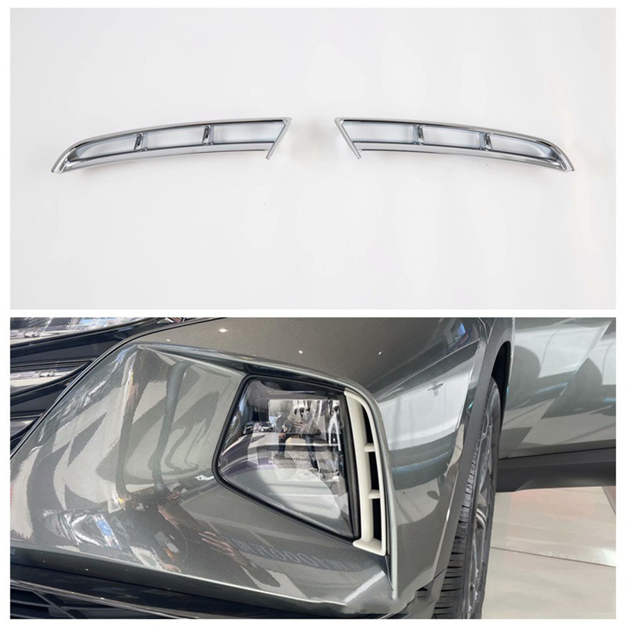 Tampa Cromada Do Farol De Nevoeiro Dianteiro Para Hyundai Tucson 2021
