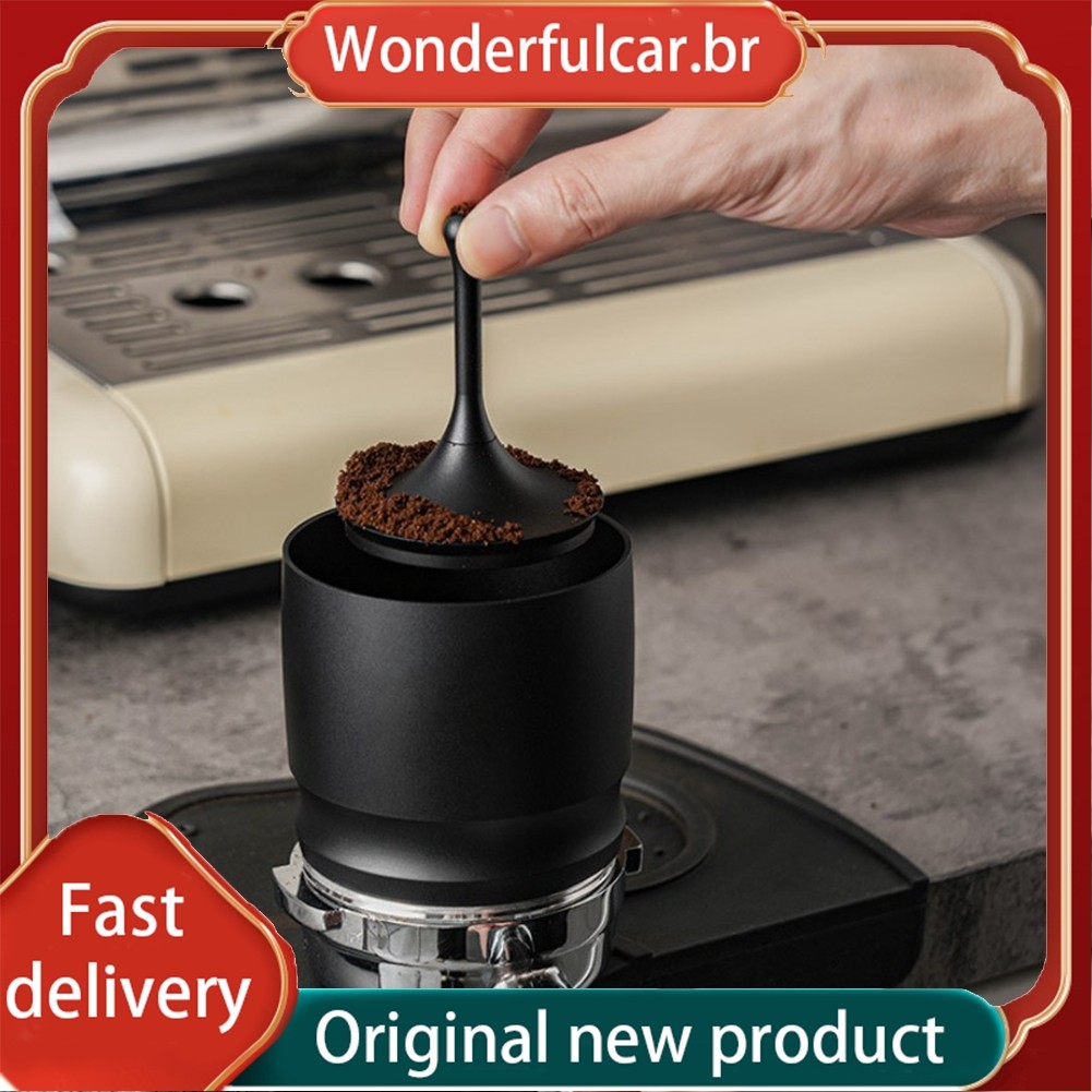 [WDFU] Prensa De Anéis De Dosagem Com Tampa Suporte Para Filtro De Café Em Liga De Alumínio De 58 Mm Copo Doseador