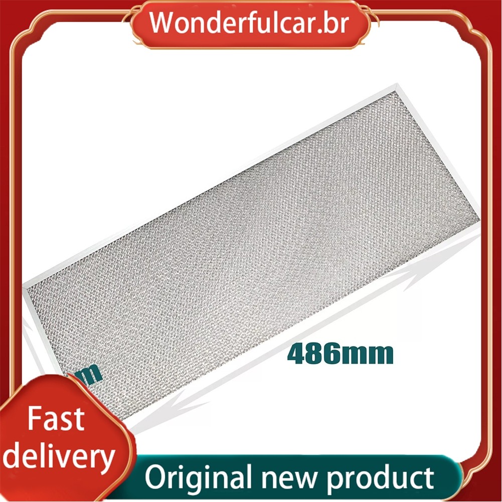 [WDFU] Para Filtro De Graxa De Exaustor De Alumínio CHEF 486x194x9mm 102687 R4204