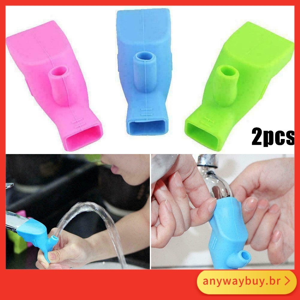[Venda Quente] 2 Peças De Silicone Para Cozinha , Extensão Economia De Água , Bico De Filtro , Extensor De Torneira ❀