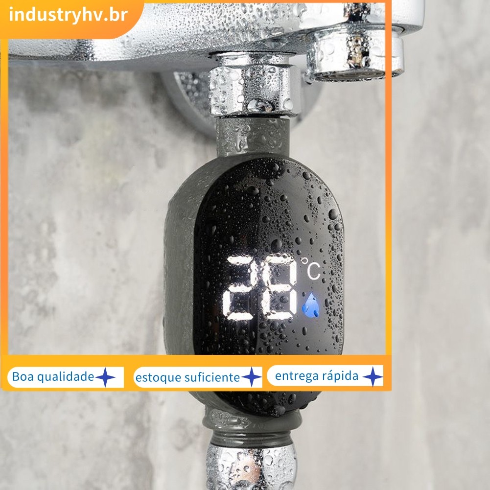 INUS ⭐ Display LED 0 ° C ~ 99 Medição Inteligente De Temperatura Do Termostato De Banho