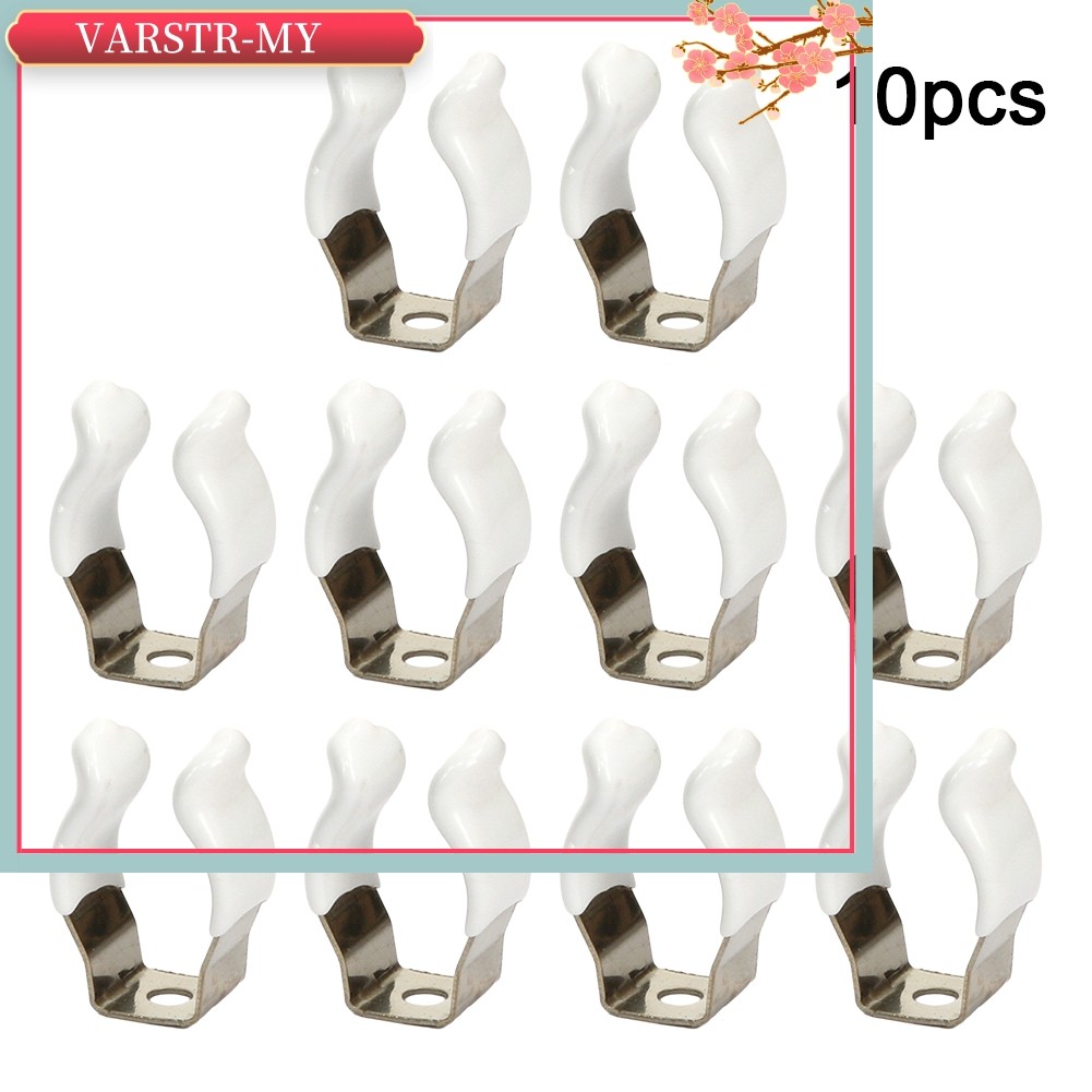 < VARSTR > 10 Pcs Ferramenta De Base Estreita Primavera Terry Clips Cabides De Armazenamento De Ferramentas Resistentes