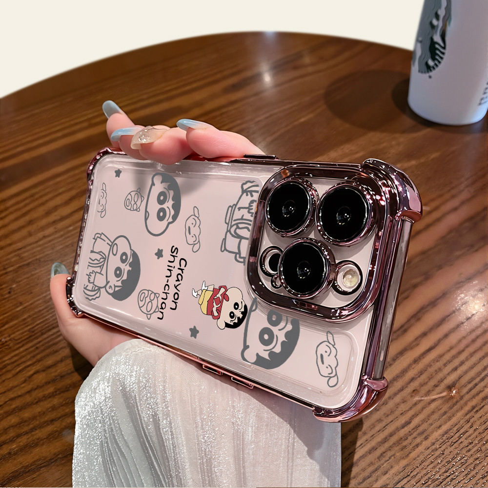 Para Samsung A32 A33 A34 A35 A37 A52 A52s A53 A54 A55 A73 Bonito Menino Design Macio Banhado Transparente Caixa De Telef
