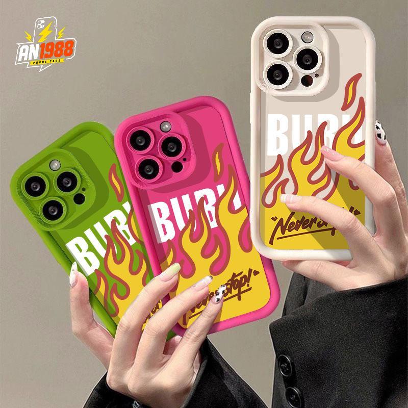Sweet BURN Hot Flame Fire Caixa Motivacional Para Samsung Galaxy M10 A05 A03 A04 M02 M05 M02s A02 M01s A10s A02s A03s A1