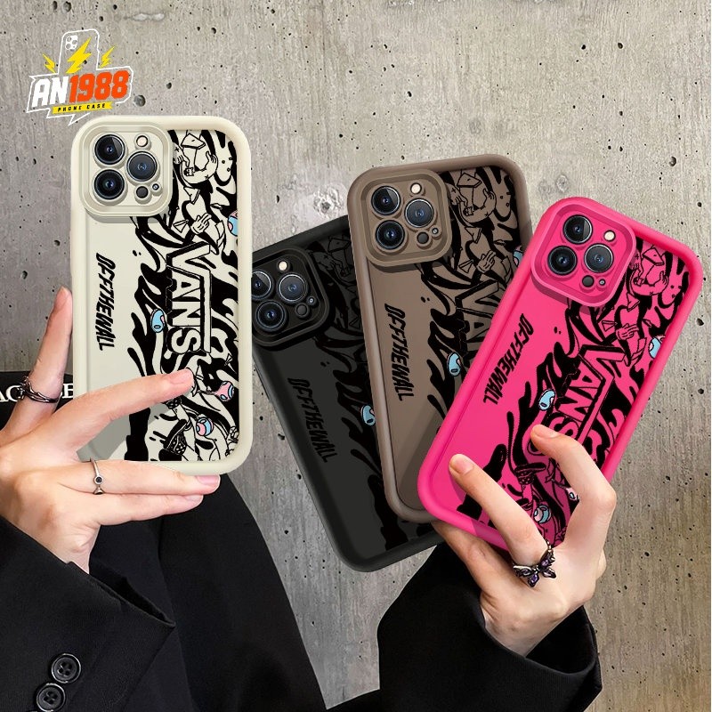 Vans Skate Rua Marca Graffiti Cove Para Samsung Galaxy A20 M11 A22 A11 A30 A22S A15 A14 A21S A12 M12 A13 Silicone Anti-I