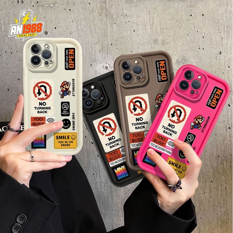 Sinais De Rua Colagem De Sinal Aberto Sem Capa De Telefone Para Samsung Galaxy A32 A33 A73 A23 A31 A13 A50 A52 A52S A04S