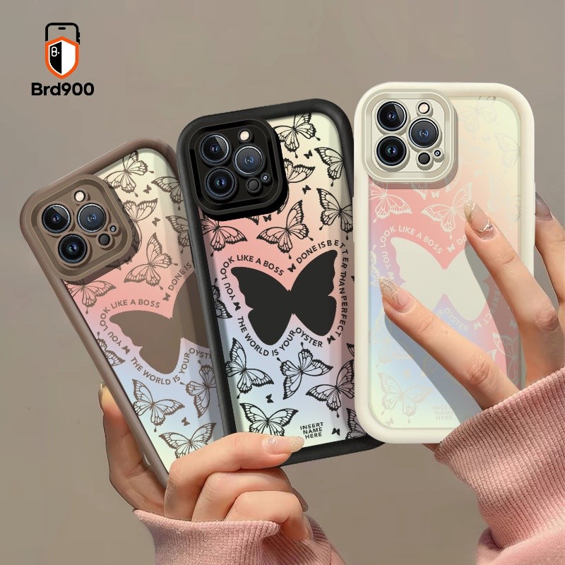Borboleta Chefe Rosa Linha Arte Capa De Telefone Para Samsung Galaxy A15 A14 A21S M12 A11 A30 A20 A22 M11 A22S A12 A13 P