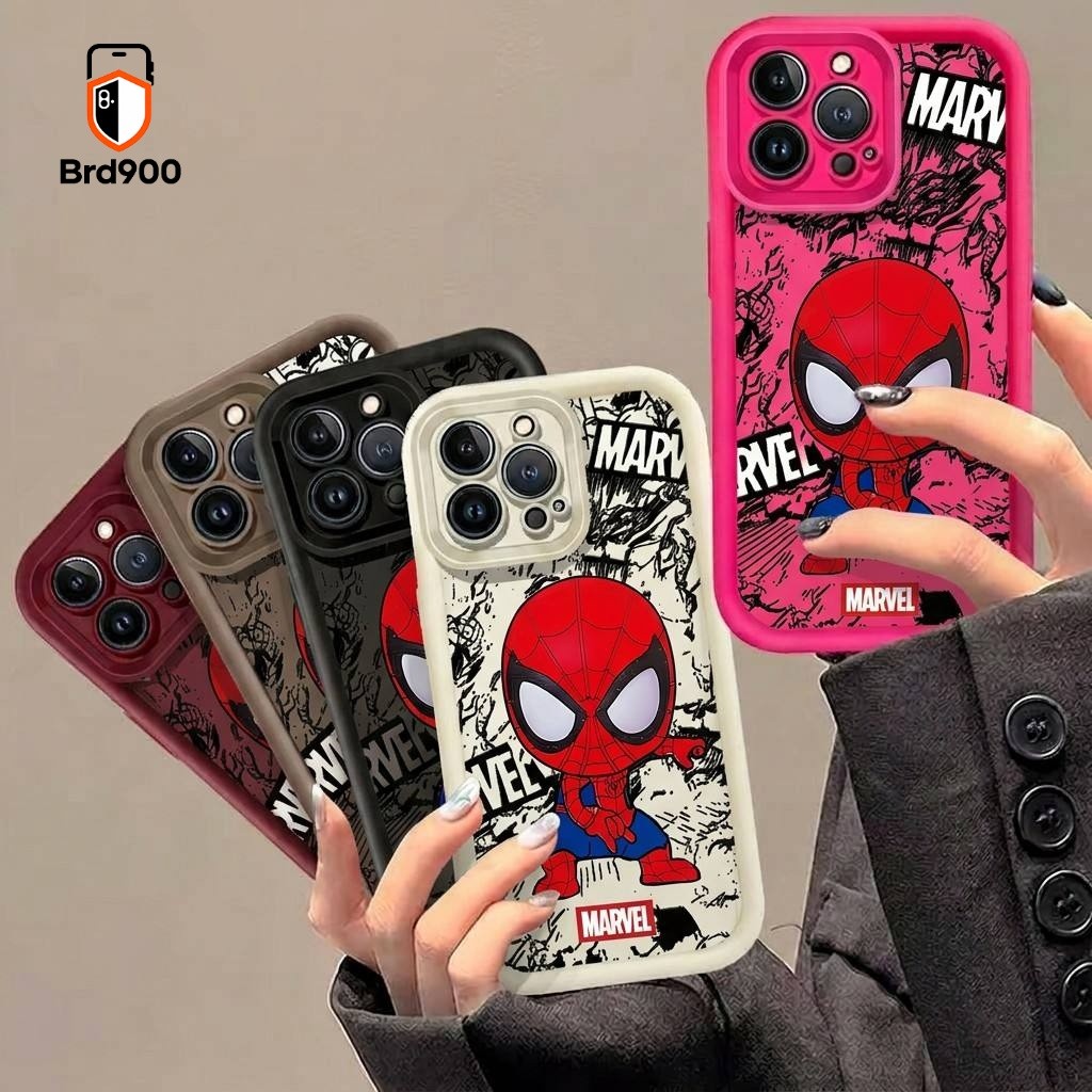 Hero Chibi Comic Superhero Cove Para Samsung Galaxy J4 J6 J7 Prime A23 A52 A50 A04S A32 A52S A33 A13 A73 A31 A24 A70 Cap