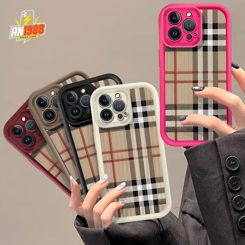 Verifique O Padrão Xadrez Tartan Caixa De Telefone Para Samsung Galaxy A14 M11 A21S A30 A13 A22S A12 A20 A11 A22 M12 A15