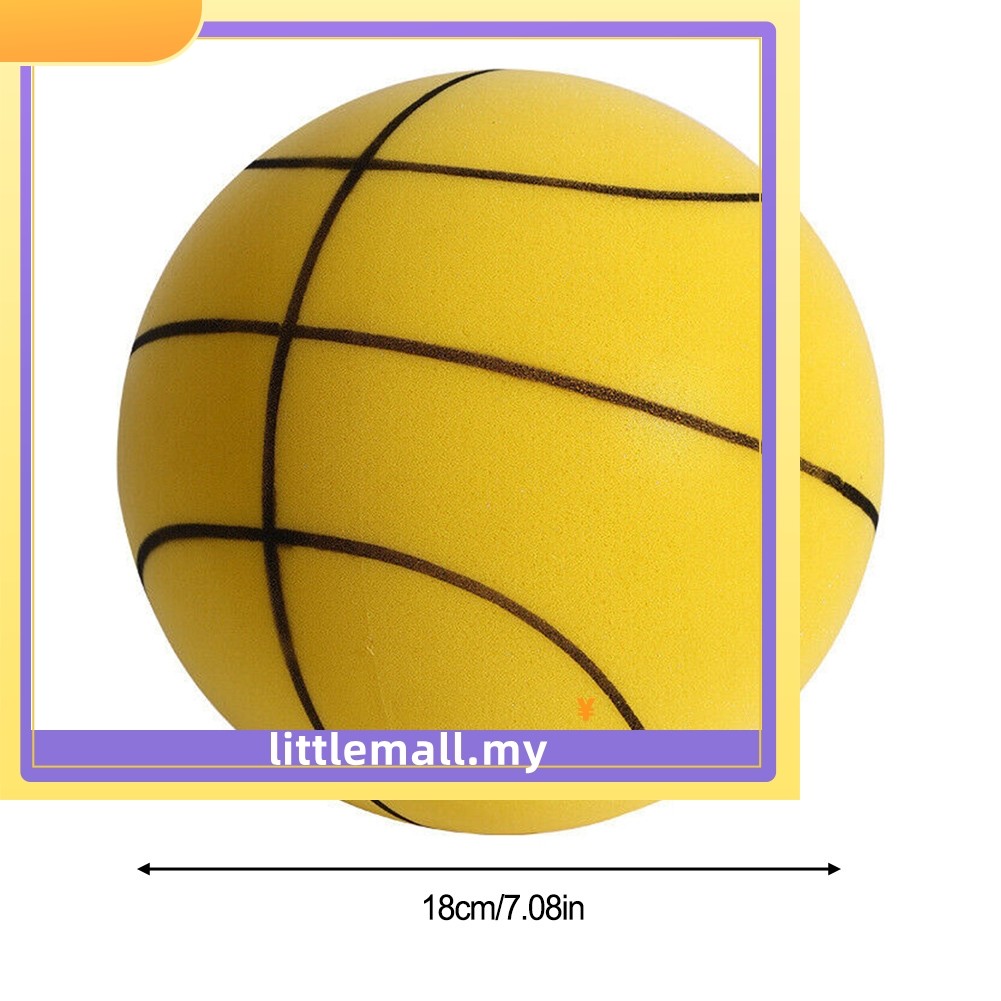 [LLMA] Diâmetro 21/18 Cm Silencioso Basquete Espuma Bola Esportiva Interior Mudo