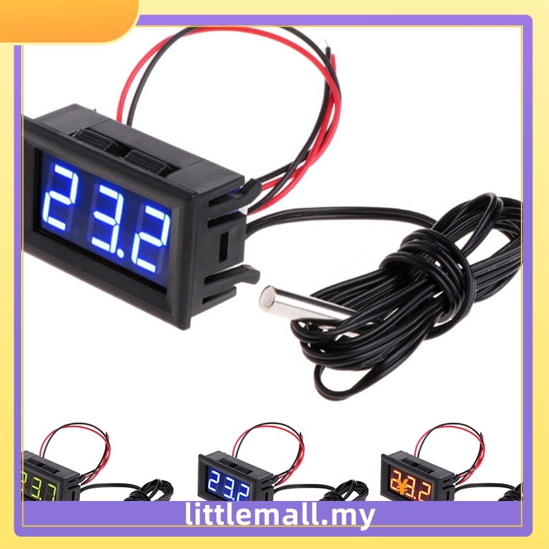 [LLMA] Digital LED-50 ~ 110 C Termômetro DC 5-12V Medidor De Painel De Temperatura Do Carro