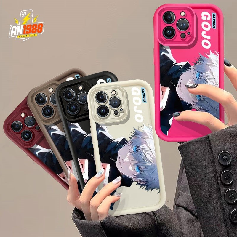 Gojo Satoru Anime Jujutsu Personagem Capa De Telefone Para Samsung Galaxy A11 A22S A13 A14 A30 A20 A22 A15 A21S M12 A12 
