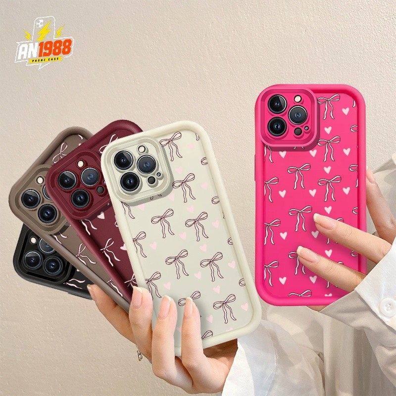 Arco Coração Rosa Doodle Espalhado Caso De Telefone Para Samsung Galaxy A21S M11 A30 A14 A22S A20 M12 A12 A22 A15 A13 A1