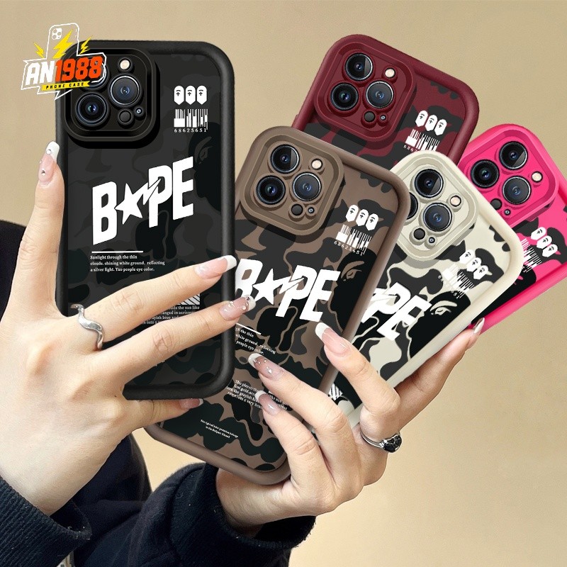 BAPE Ape Camo Star Marca Capa De Telefone De Rua Para Samsung Galaxy A20 A15 A21S A22 A11 A22S A14 A13 M12 M11 A12 A30 S