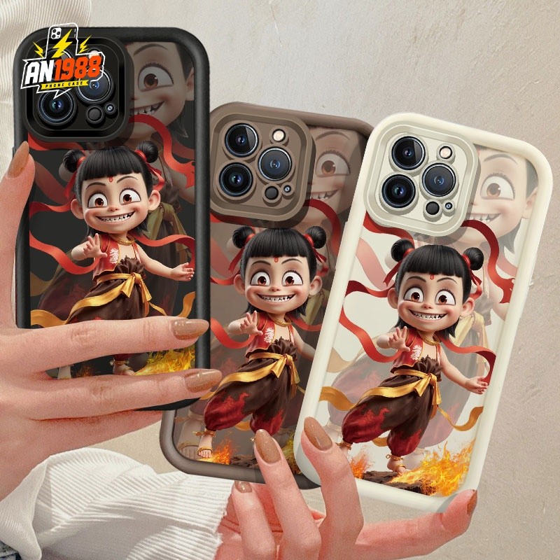 Anime Fogo Personagem Chama Vermelho Laranja Caso De Telefone Para Samsung Galaxy M11 A20 A15 A22S A30 M12 A11 A12 A21S 