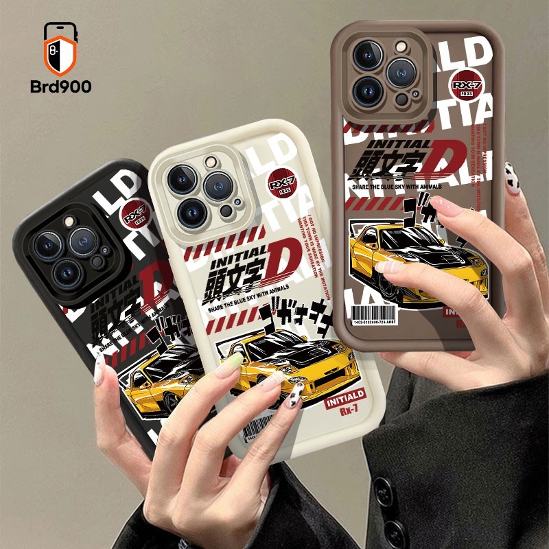 Inicial D Carro Corrida Deriva Anime RX7 Capa De Telefone Para Samsung Galaxy A15 A21S A20 A30 A11 A22S M12 A22 A14 M11 