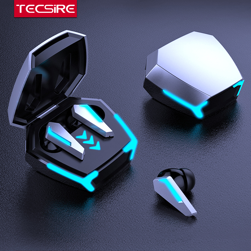 [Tecsire M10 Bluetooth Earphone Gaming Wireless Earbuds TWS HiFi Stereo Touch Control Resistente À Água Com Microfone