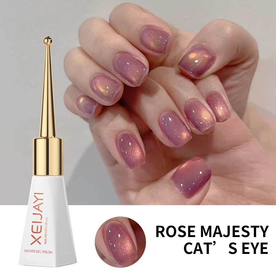 9D Rose Majesty Cat Eye Gel Esmalte De Unhas , UV , Verniz Magnético Glitter Arte Lâmpada/LED Necessidade , Para Mulheres Home Salon Nail Art DIY