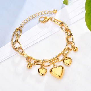 Love Round Beads Pulseira Hip-Hop Pulseira Hip-Hop Namoradas Femininas Estilo Frio Pulseira Estilo Frio Pulseira Estilo Estudantil Pulseira Estilo Moderno Design Nicho de Tendência Macho Frio