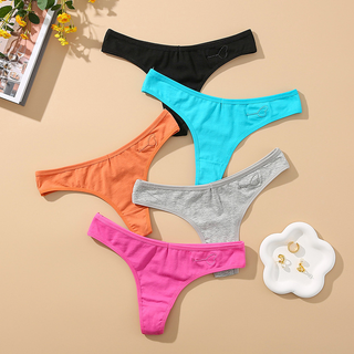 Calcinha Feminina De Algodão AMVI Macia Sólida Sexy Lingerie Confortável Roupa Interior Íntima