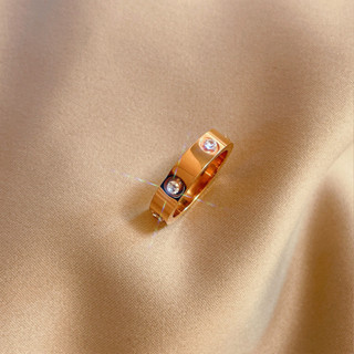 Anel de grande nome Anel Feminino Design de Nicho Moda Moda Única ins Trendy Ring All-match Jóias de Classe Classe Classe