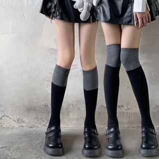 Meias de Bezerro Preto Cinza Longo JK Wear Slimmer Look Calf Socks