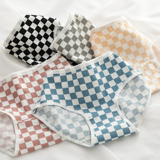 Roupa Íntima Feminina FARDLY Cueca De Algodão Feminino Cintura Média Puro Triangular Respirável Em