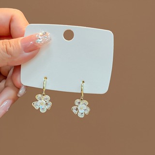 Brincos Pequenos Em Forma De Gota De Margarida Emaranhado Jóias De Temperamento Para Meninas Femininas