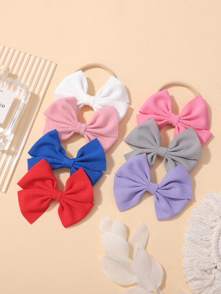 7Pcs/Set Recém-Nascido Ano Novo Faixa De Cabelo Infantil