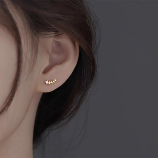 Um par de brincos de diamante Moda feminina