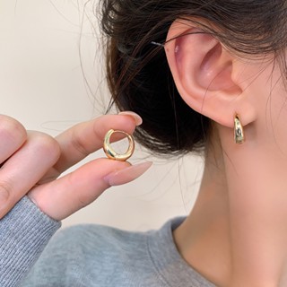 Brinco Coreano Fashion Plain Earring Elegante Brincos Simples De Orelha Acessórios De Jóias Em Círculo Para Meninas Femininas