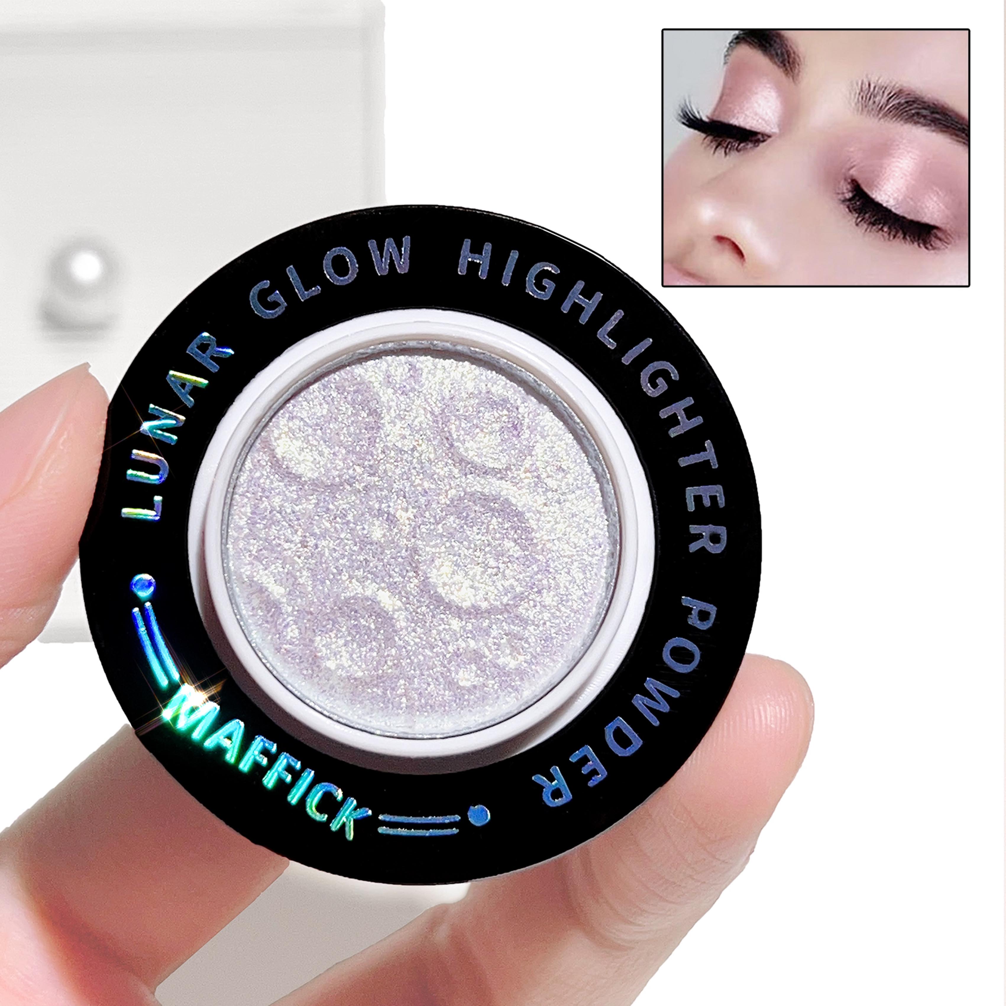 Nova Paleta de Iluminador Trendy com Pó Iluminador Diamante para Rosto, com Brilho Perolado para Realçar e Contornar.
