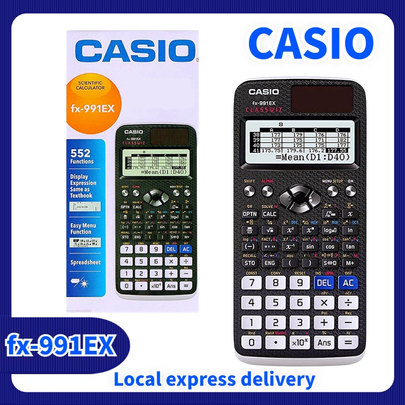 Calculadora Científica Casio 240 Funções FX-82MS-2-S4-DH Preto