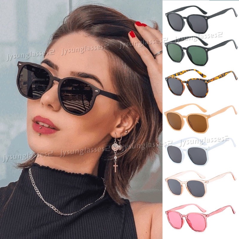 Óculos De Sol Feminino Retangular Clássico Estiloso Retro Ovais Fashion Para Homens E Mulheres Sombra De Praia