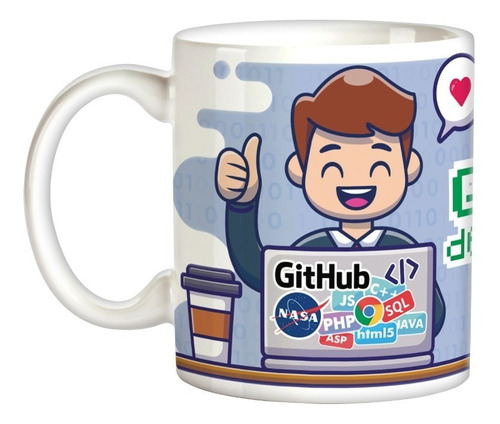 Caneca Garoto De Programa Programador Geek Php Engraçada