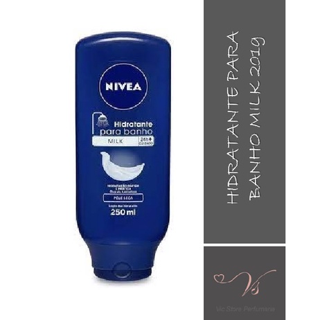 Hidratante para Banho 250ml - NIVEA Milk