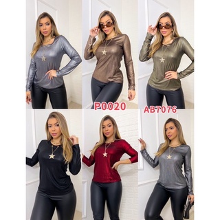 Blusa manga longa  AB7076- P0020