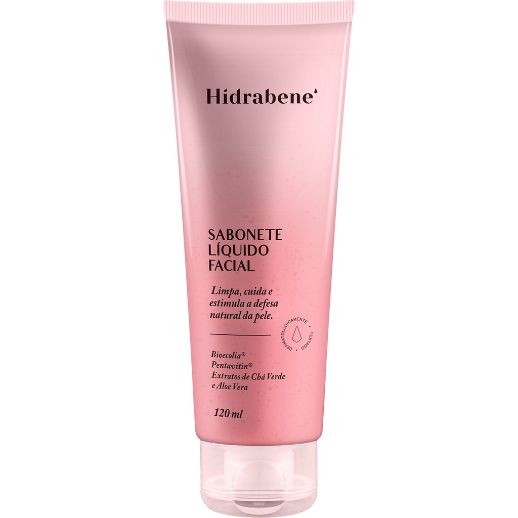 Sabonete Líquido Facial Hidrabene Hidratante Vegano Aleo Vera 120ml em Oferta na Shopee