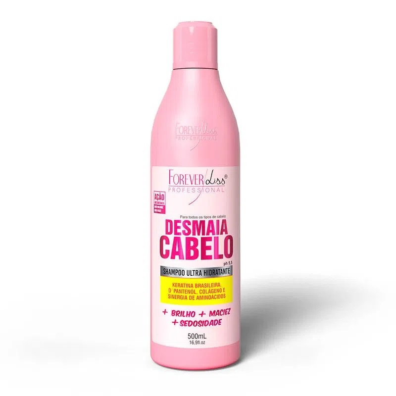 Shampoo Desmaia Cabelo Forever Liss 500ml em Oferta na Shopee