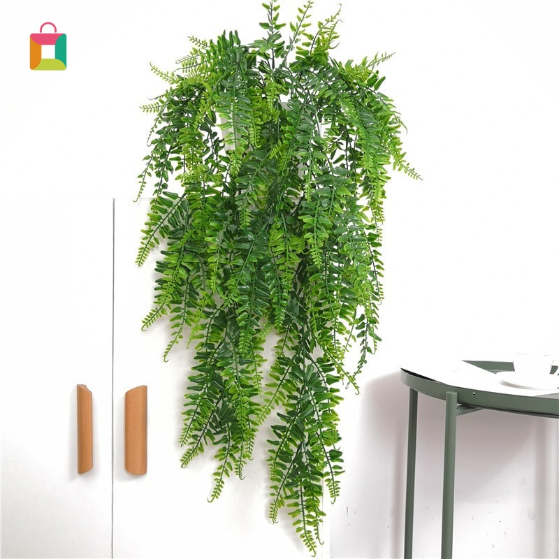 Jp2-Bern Planta Artificial Persian Com Folhas Para Decoração De Parede /  Sala De Estar / Teto | Shopee Brasil